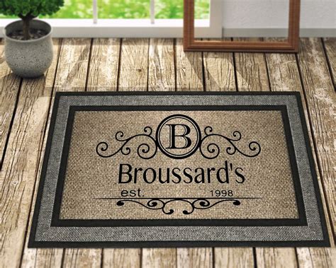 welcome mats personalized.